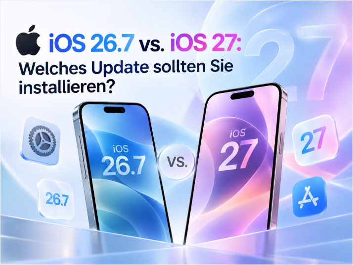 iOS 26.7 oder 27: Unterschiede und welches Update sich lohnt